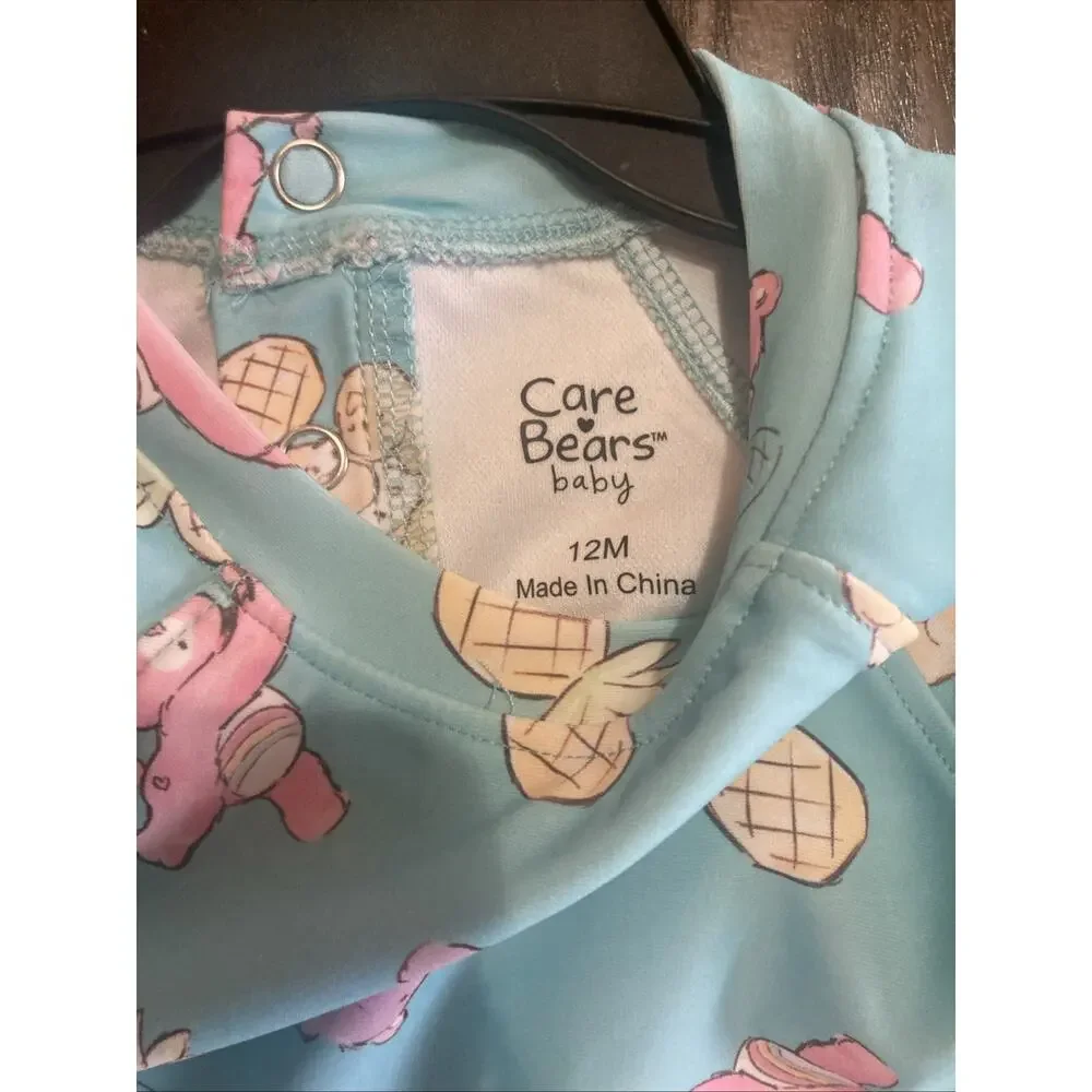 Baby Care Bears Swim Suit One Piece Sz 12 Months UPF 50+ Sun Protection NWT‎ NEW